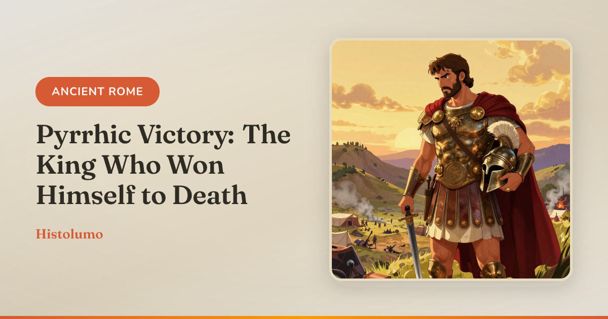 Pyrrhic Victory: The King Who Won Himself to Death | Histolumo History App